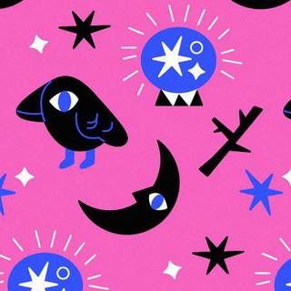 Cute and scary wallpaper