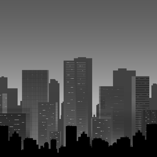Gray city wallpaper