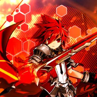 Anime red boy wallpaper