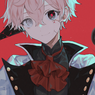 Anime red boy wallpaper