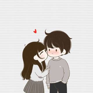 Anime couples drawing wallpaper