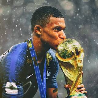 Kylian Mbappe phone wallpaper