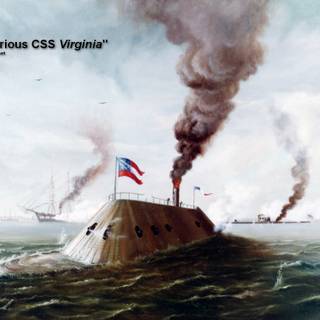 Ironclads II American Civil War wallpaper