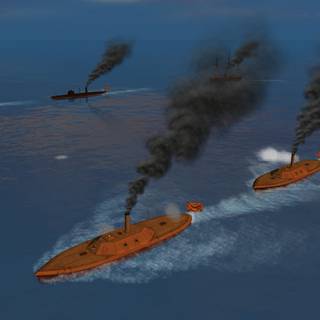 Ironclads II American Civil War wallpaper