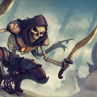 Skeletal Avenger wallpaper