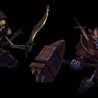 Skeletal Avenger wallpaper