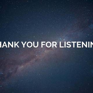 Thanks for listening wallpaper
