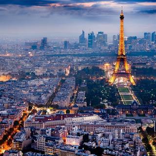 Paris skyline wallpaper