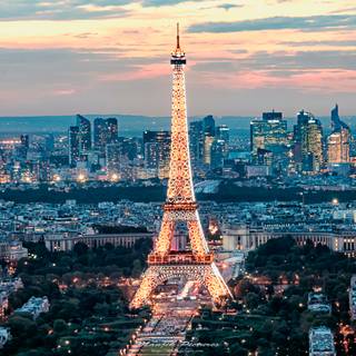 Paris skyline wallpaper