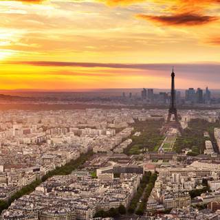 Paris skyline wallpaper