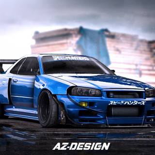 R34 drift wallpaper