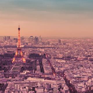 Paris skyline wallpaper