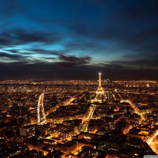 Paris skyline wallpaper