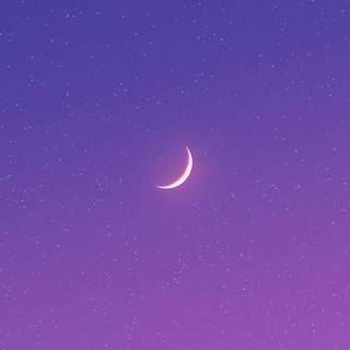 Moon in sky wallpaper