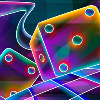 Desktop girly neon wallpaper