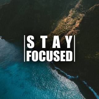 Stay focused iPhone wallpaper