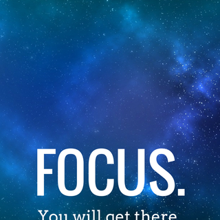 Stay focused iPhone wallpaper