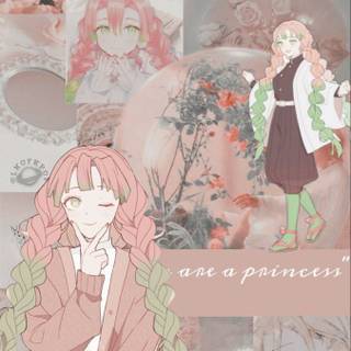 Mitsuri aesthetic wallpaper