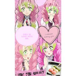 Mitsuri aesthetic wallpaper