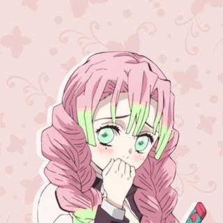 Mitsuri aesthetic wallpaper