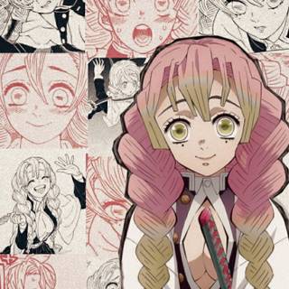 Mitsuri aesthetic wallpaper