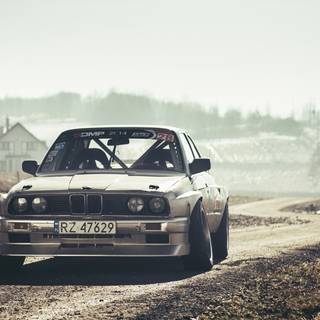 BMW smoke wallpaper