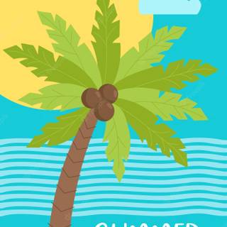 Summer sun tree wallpaper