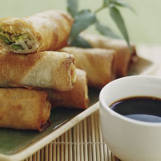 Vegetable spring roll wallpaper