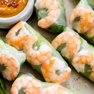 Vegetable spring roll wallpaper