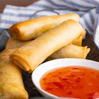 Vegetable spring roll wallpaper