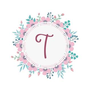 Cute letter T wallpaper