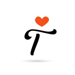 Cute letter T wallpaper