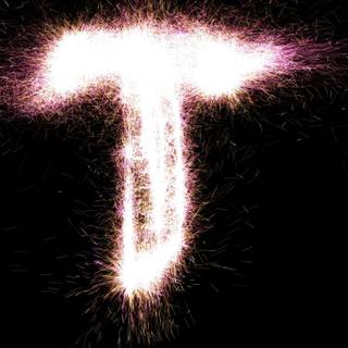 Cute letter T wallpaper