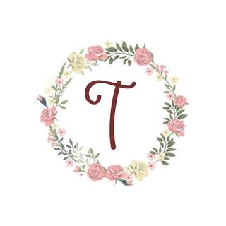 Cute letter T wallpaper