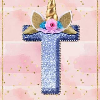 Cute letter T wallpaper