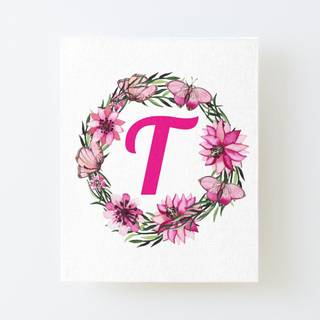 Cute letter T wallpaper