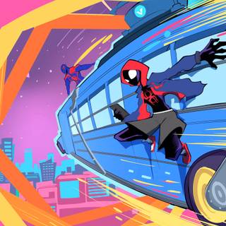 Spider-Man 2099 Fortnite wallpaper