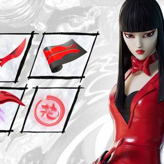 Crossheart Fortnite wallpaper