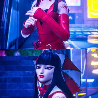 Crossheart Fortnite wallpaper