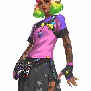 Vivi Chroma Fortnite wallpaper