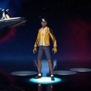 Striker Senpai Fortnite wallpaper