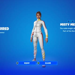 Misty Mercenary Fortnite wallpaper