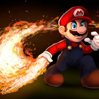 Realistic Mario wallpaper