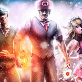 Realistic Mario wallpaper