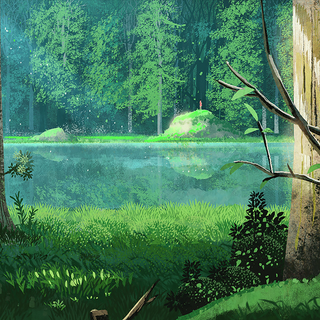 Lake anime wallpaper