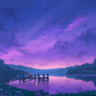 Lake anime wallpaper