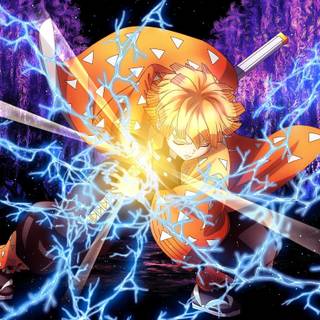 Cool Zenitsu wallpaper