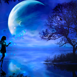 Lake anime wallpaper