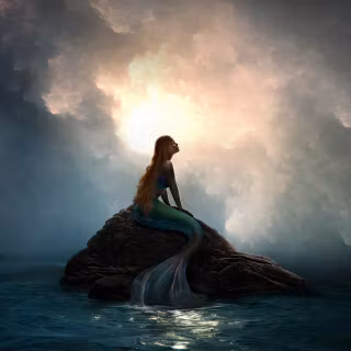 Black Mermaid wallpaper