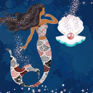 Black Mermaid wallpaper